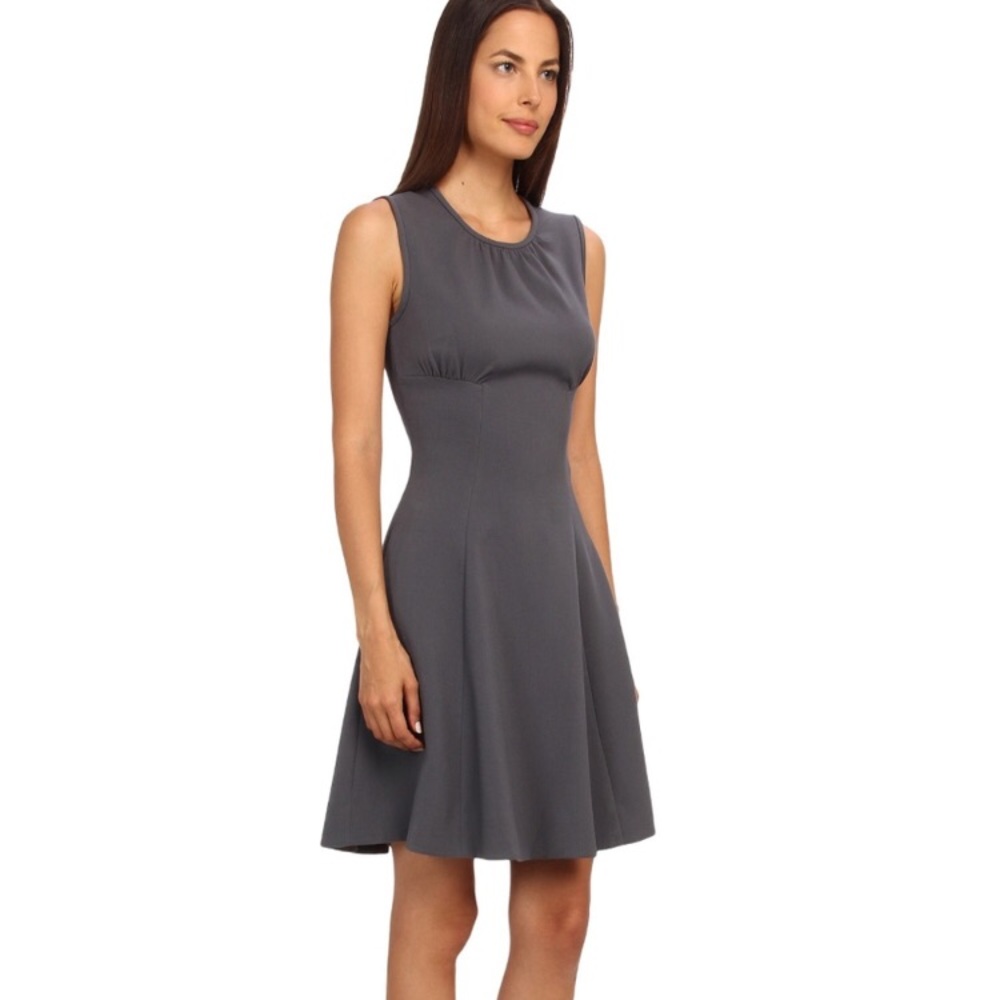 Kate Spade Gray Fit and Flare Dress